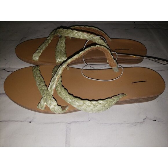 NWT Women's Opal Strappy Slide Sandals Sage - Universal Thread - Size 8.5 - Picture 2 of 5